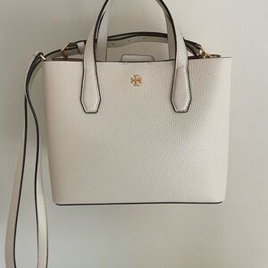 Tory Burch white ivory purse